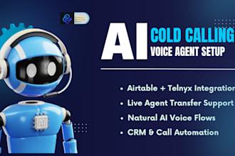 ai cold calling vapi ai voice agent lead generation airtable vonage voice telnyx