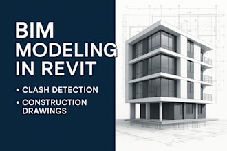create detailed bim models and architectural drawings in revit