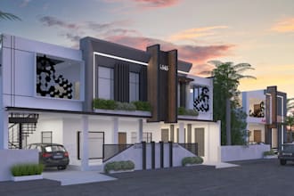 modern exterior design for residential and commercial building