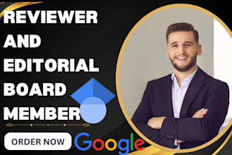 make you editorial board and reviewer member in reputable peer reviewed journal