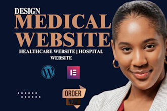 create medical website, healthcare website, hospital website