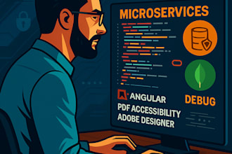 fix issues in spring boot, rest apis, angular, or PDF accessibility