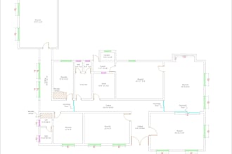 make or redraw 2d floor plans, house layouts, and building