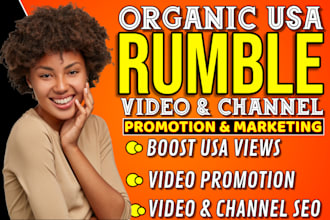 promote rumble video to 400k USA rumble viewers, viral rumble promotion
