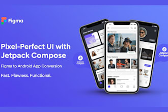 build modern android UI using jetpack compose kotlin app