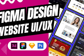 do figma design website, website redesign