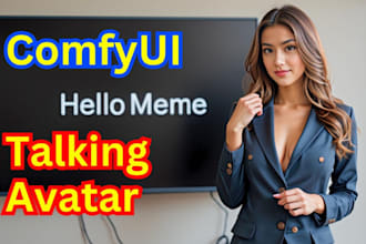 create custom ai avatar using advance comfyui workflow for game or brands