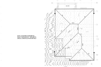 draft 2d roof plans for residential or commercial buildings