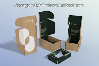 create custom eco friendly corrugated box designs