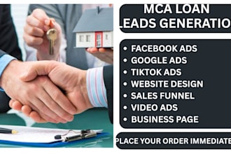 mca loan leads mca business loan facebook ads google ads video ads