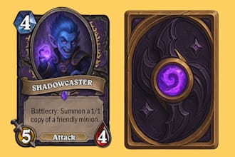do high quality trading card game template and frame for dnd fantasy rpg games