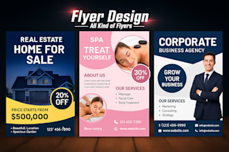 business flyer design corporate flyer real estate spa salon online flyer event