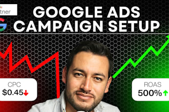setup and manage google ads adwords ppc campaigns with tracking