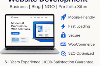 professional wordpress website developer business, blog, ngo and more