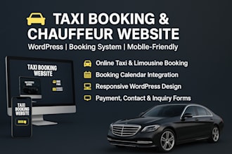 car rental website rent car taxi rental booking limousine rental website