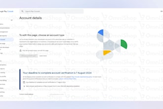 help you set up your google play console account and publish your app live
