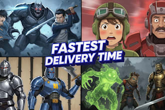 design eye catching cartoon youtube thumbnails that get clicks