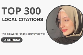 do top 300 USA local citations and directory submission