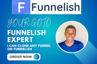 clone funnelish product sales page shopify landing page checkout page in 12hours