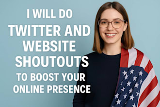 do twitter and website shoutouts to boost your online presence