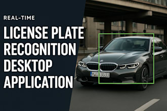 build a license plate recognition desktop app with tracking