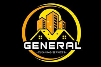 make new pictorial exotic logo for cleaning services company