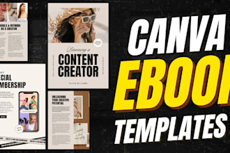 design professional canva templates for instagram, ebooks, and flyers
