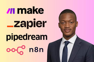 automate your workflow using make, zapier, n8n, or pipedream
