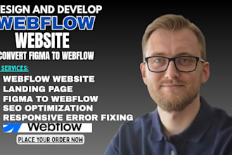 be your expert webflow developer and convert your figma to webflow
