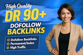 creat dr 90 plus dofollow guest post backlinks