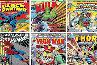 draw comic book illustration comic book page panel retro comic vintage poster
