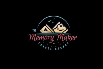 design memorable iconic travel agency logo