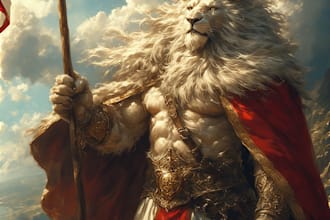 create ai art of bara furries,nsfw or sfw is ok