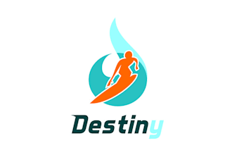 design classic professional water sports logo