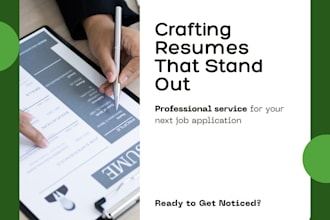 write a professional ats resume and tailored cover letter that lands interviews