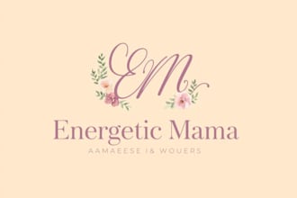 create a modern and creative flower logo design