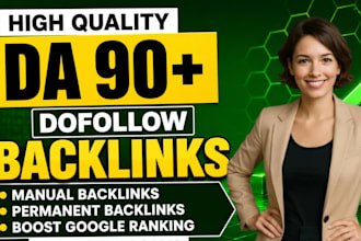 provide da 90 permanent dofollow guest post backlinks service