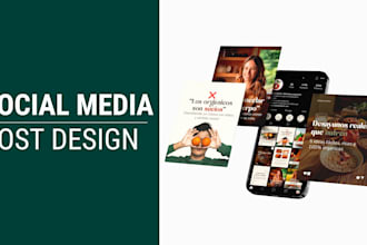 design image ads and posts for organic vegan and natural businesses