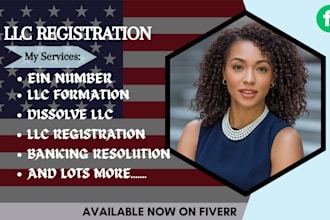 register a wyoming llc, obtain ein, open a USA bank account do boi filling