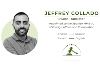 provide you with a certified translation of your official documents