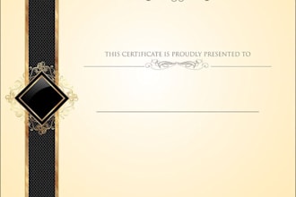 design professional certificates for your course, event, or training