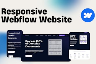 build, design and develop a webflow website or convert figma to webflow