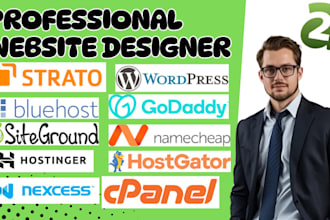 design hostinger website duda bluehost website builder ionos siteground godaddy