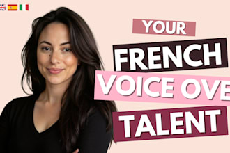 be your best french voice over talent