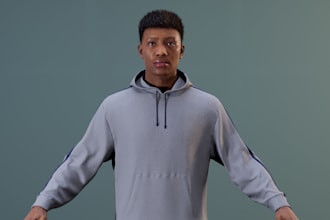 hyper realistic 3d metahuman game character modeling human avatar animation cc4