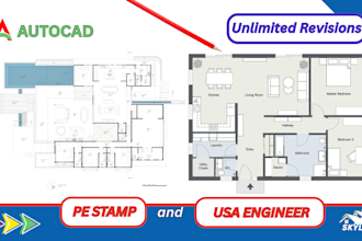 sign stamp draw architectural plan drawing structural engineer mep drawing USA