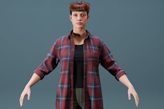 sculpt 3d realistic metahuman human character modeling humanoid avatar animation