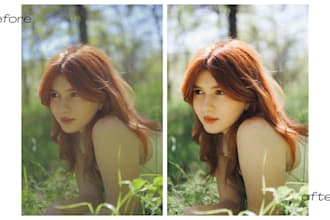 do high end photo retouching for your online store or brand