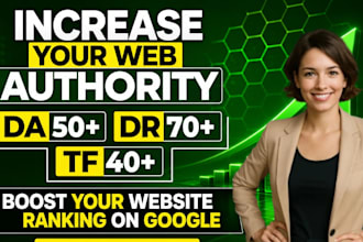 provide moz da trust flow url rating domain rating increasing service