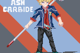 make pixel art character